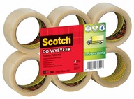 Priehľadná baliaca páska Scotch 371 3M 6 ks Priehľadná baliaca páska Scotch 371 3M 6 ks