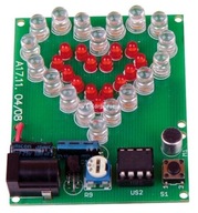 DIY LED srdce AVT1608 B DIY LED srdce AVT1608 B