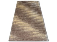 ŁUSZCZÓW SPACE 3D KOBERCE 80x150 WAVES hnedá #GR2102 ŁUSZCZÓW SPACE 3D KOBERCE 80x150 WAVES hnedá #GR2102