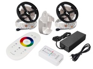 LED RGB + BIELA 5050 SET 10m PÁSKA DOTYKOVÉ DIAĽK LED RGB + BIELA 5050 SET 10m PÁSKA DOTYKOVÉ DIAĽK