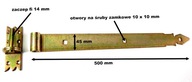 PÁNT POZINKOVANÝ PÁT ZÁPÁN + HÁK 500 MM PÁNT POZINKOVANÝ PÁT ZÁPÁN + HÁK 500 MM