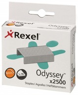 Sponky REXEL Odyssey 9mm 2500 kusov striebra