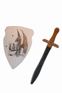 Sada mečov rytiersky štít 49 cm (drak) Sada mečov rytiersky štít 49 cm (drak)