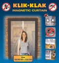 MAGNETICKÁ SIEŤ NA KOMÁRY 100/90/80 x 220/210 BIELA