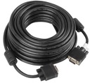 VGA KÁBEL M/M 15M ČIERNY pre monitor D-SUB LANBERG