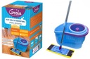 Gosia Swivel Mop plochá žltá vedro mikrovlákna+ mop 1 ks