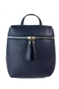 Messenger bag A5 batoh Gold Vera Pelle Navy modrá