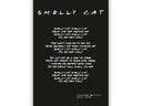 PRIATELIA - séria plagátov PRIATELIA A4 SMELLY CAT