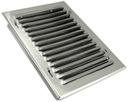 Vetracia mriežka z nehrdzavejúcej ocele 16,5 x 23 cm 14 x 21 s chrómovým sieťovým rámom INOX