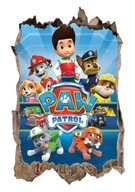 Plagátová nálepka na stenu PAW PATROL 3D XL Plagátová nálepka na stenu PAW PATROL 3D XL