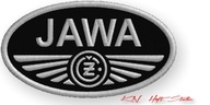 PATCH termo nášivky JAWA 100mm x 55mm výšivka