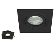 STROPNÉ SVETLO Štvorcové GU10 MR16 LED POHYBLIVÉ ČIERNA STROPNÉ SVETLO Štvorcové GU10 MR16 LED POHYBLIVÉ ČIERNA