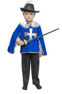 KOSTÝM MUŠKETÉRA MODRÉHO DARTÁNA 110-116 KOSTÝM MUŠKETÉRA MODRÉHO DARTÁNA 110-116