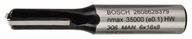 Zadlabacia fréza Bosch 8 mm, šírka 12 mm, HM CT Zadlabacia fréza Bosch 8 mm, šírka 12 mm, HM CT