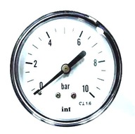 Manometer 10 bar 63 mm 1/4 \ 