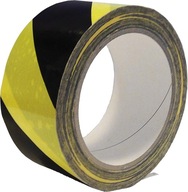 Samolepiaca výstražná páska, žltá a čierna SP33