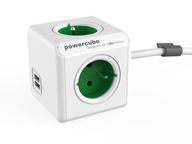 PowerCube Extended USB 1,5 m ZELENÁ PowerCube Extended USB 1,5 m ZELENÁ