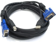 Originálny VGA USB KVM kábel pre prepínač Dlink