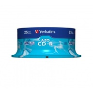 VERBATIM CD-R 700MB 80min torta 25ks AZO Crystal!! VERBATIM CD-R 700MB 80min torta 25ks AZO Crystal!!