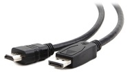 1,8 m DisplayPort - vysokorýchlostný kábel HDMI 1,8 m DisplayPort - vysokorýchlostný kábel HDMI