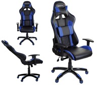 Herná kancelárska stolička GAMING čierno-modrá