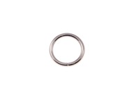 Kovový kruh pre 20/3 mm kožený pás strieborný 50 kusov Kovový kruh pre 20/3 mm kožený pás strieborný 50 kusov