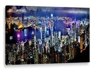 LED OBRAZ 120x80 osvetlený HONG KONG CITY V NOCI LED OBRAZ 120x80 osvetlený HONG KONG CITY V NOCI