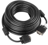 VGA KÁBEL M/M 15M ČIERNY pre monitor D-SUB LANBERG VGA KÁBEL M/M 15M ČIERNY pre monitor D-SUB LANBERG
