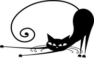 Nálepka na stenu CAT mačiatko 112x70 cm Nálepka na stenu CAT mačiatko 112x70 cm