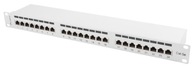 PATCH PANEL 24 portov kat 5E FTP sivý RACK Patchpanel 19" 1U LSA PATCH PANEL 24 portov kat 5E FTP sivý RACK Patchpanel 19" 1U LSA