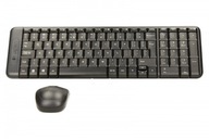 Čierna sada klávesnice a myši Logitech MK220