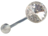 Versil piercing do pupka bioplast zirkónový kryštál Versil piercing do pupka bioplast zirkónový kryštál