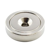 NEODYMOVÝ MAGNET A20 S OTVOROM 8,6/4,5 V PÚDE - KAPACITA 10 KG - 4 KUSY NEODYMOVÝ MAGNET A20 S OTVOROM 8,6/4,5 V PÚDE - KAPACITA 10 KG - 4 KUSY