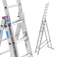 Hliníkový rebrík 3x10 KRAUSE CORDA, vyrobený z 7,0 m