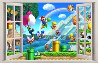 NÁLEPY NA STENU Okno MARIO BROS 20 100x65 cm NÁLEPY NA STENU Okno MARIO BROS 20 100x65 cm
