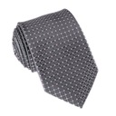 SILK 100% Ružová hodvábna kravata ŠEDÁ kj09