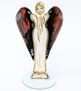 Ručne maľovaný sklenený anjel, HAND MADE FARBA