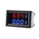 AMPERMETER - LED VOLTMETER 0-100V 10A DC