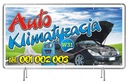 Pevný reklamný banner 3x1m Autoklimatizácia