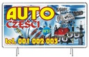 Pevný reklamný banner 3x1m Auto Diely - SIGN