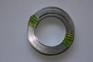 Páska z nehrdzavejúcej ocele, šírka 7 m, hrúbka 25 mm. 0,5 mm