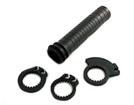 Plyn s 3 adaptérmi na riadidlá 22 mm Plyn s 3 adaptérmi na riadidlá 22 mm