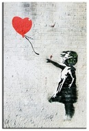 obraz Street artist BANKSY 60x90cm abstrakcia