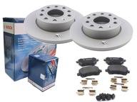 BOSCH ZADNÉ DISKY + DESTIČKY VW TOURAN BOSCH ZADNÉ DISKY + DESTIČKY VW TOURAN