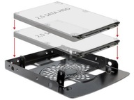 Rails Frame Sanki dva 2x HDD SSD 2,5 palcový až 3,5 3 Rails Frame Sanki dva 2x HDD SSD 2,5 palcový až 3,5 3