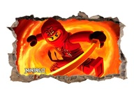 Nálepka na stenu plagátu LEGO NINJAGO! Rozmer 120 x 74 cm Nálepka na stenu plagátu LEGO NINJAGO! Rozmer 120 x 74 cm