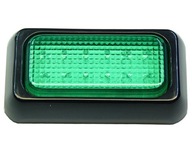 univerzálne LED svietidlo 18 SMD 100x60 mm signalizácia 12v 24v zelená univerzálne LED svietidlo 18 SMD 100x60 mm signalizácia 12v 24v zelená