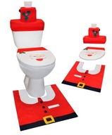 Vianočný set do kúpeľne, WC, kryt, Mikuláš, darček na Mikuláša Vianočný set do kúpeľne, WC, kryt, Mikuláš, darček na Mikuláša