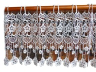 Žiarlivosť z guipure 150x30cm krémová okenná dekorácia Žiarlivosť z guipure 150x30cm krémová okenná dekorácia