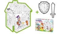 VEĽKÝ MAĽOVSKÝ DOM MOCHTOYS KNIGHT 99x68x78cm VEĽKÝ MAĽOVSKÝ DOM MOCHTOYS KNIGHT 99x68x78cm